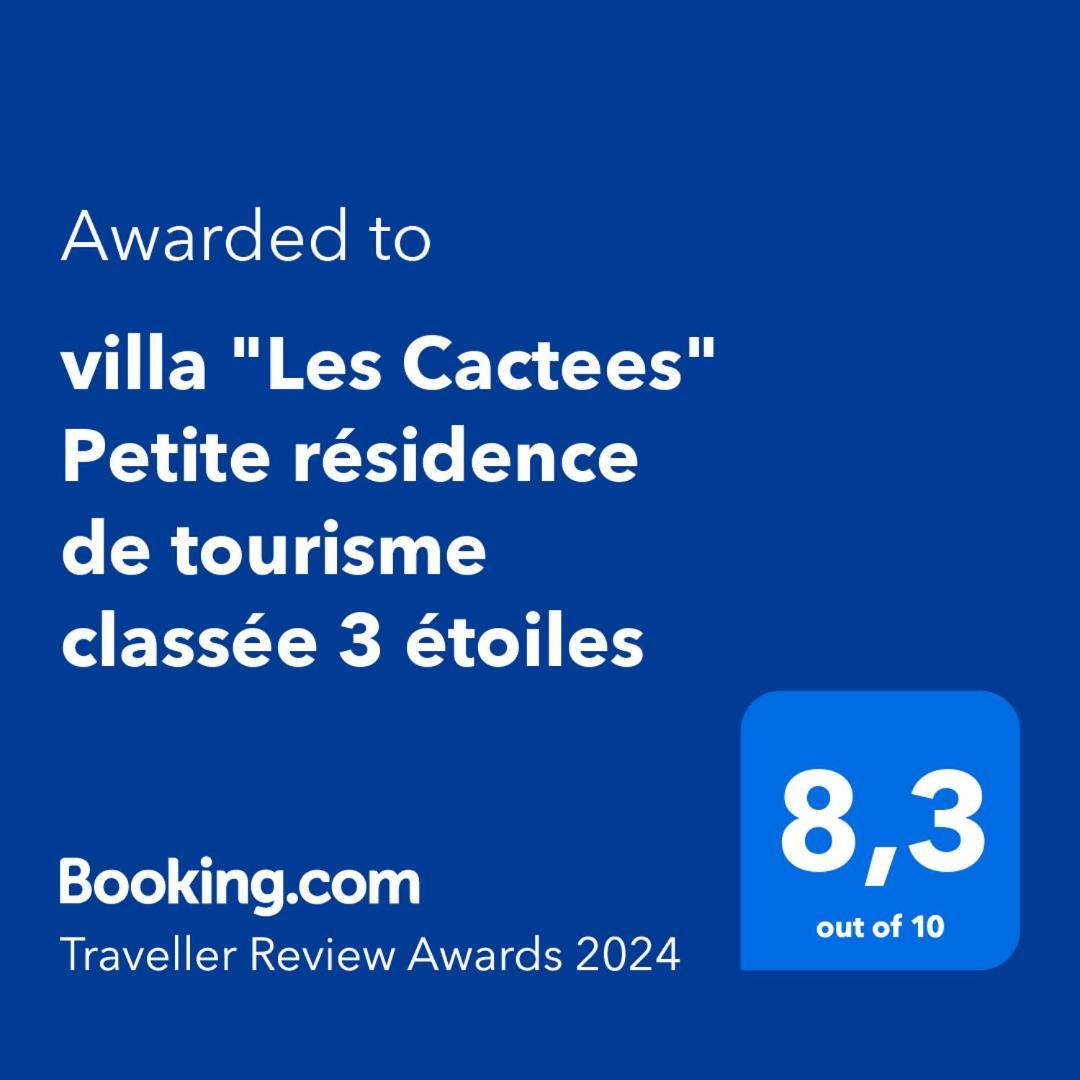 villa Les Cactees Petite résidence de tourisme classée 3 étoiles Antibes Esterno foto